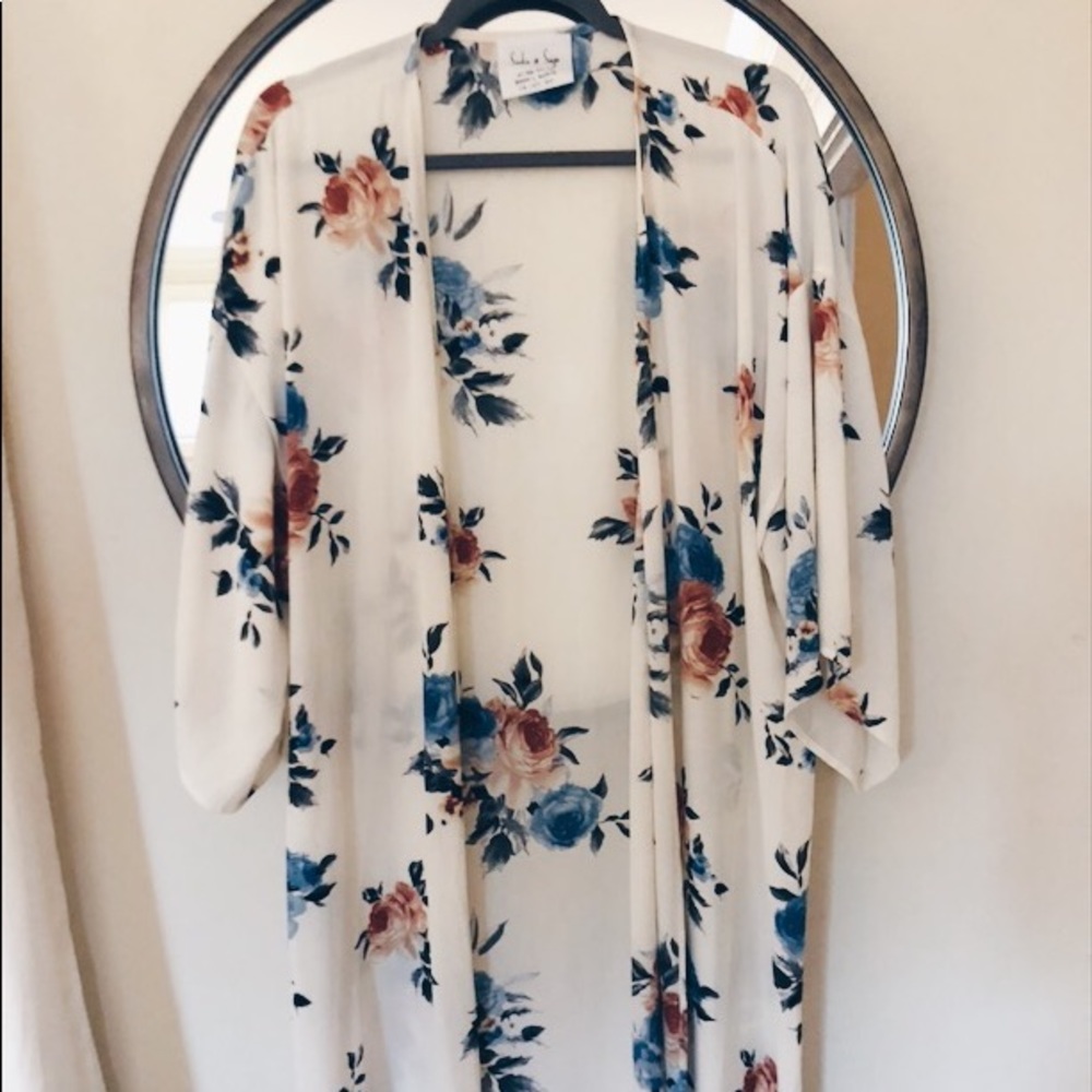 Floral kimono